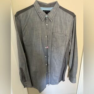 INC gray long sleeve dress shirt